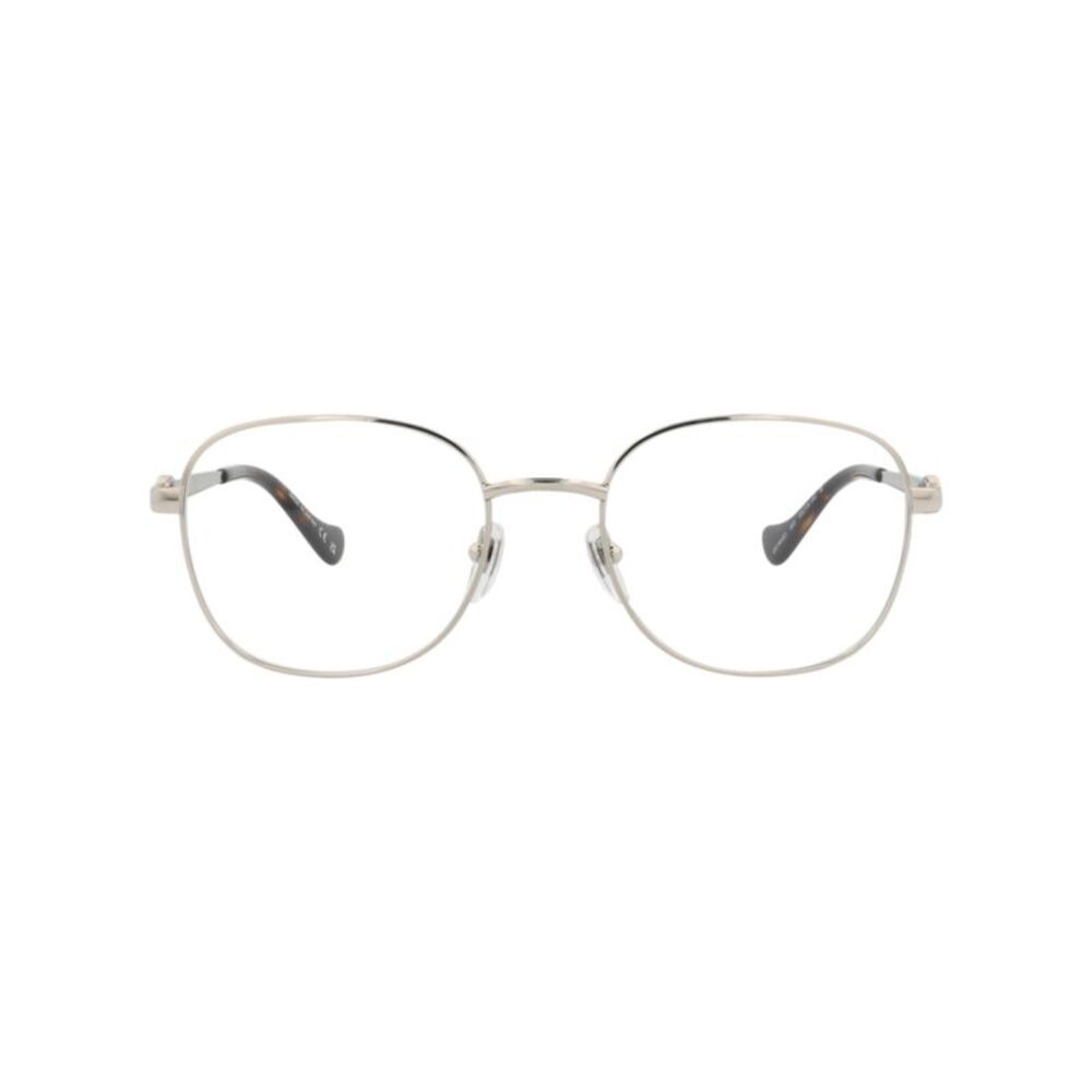 Gucci Round-Frame Metal Optical Frames Silver Womens